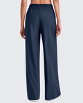 ShiftReady Elastic Waistband Wide Leg Work Trousers