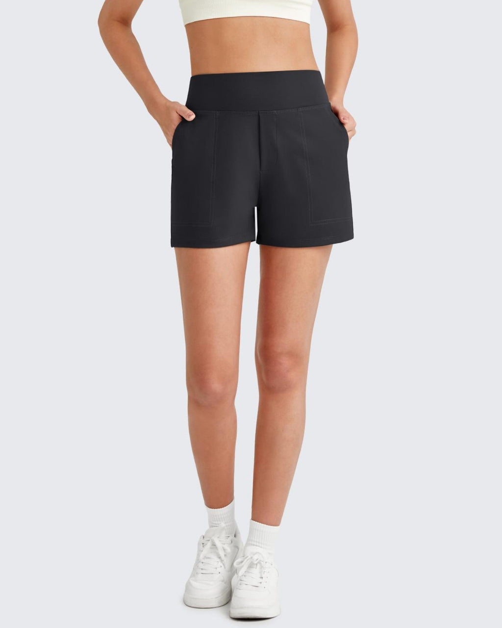 ShiftReady High-Rise Business Shorts 3''