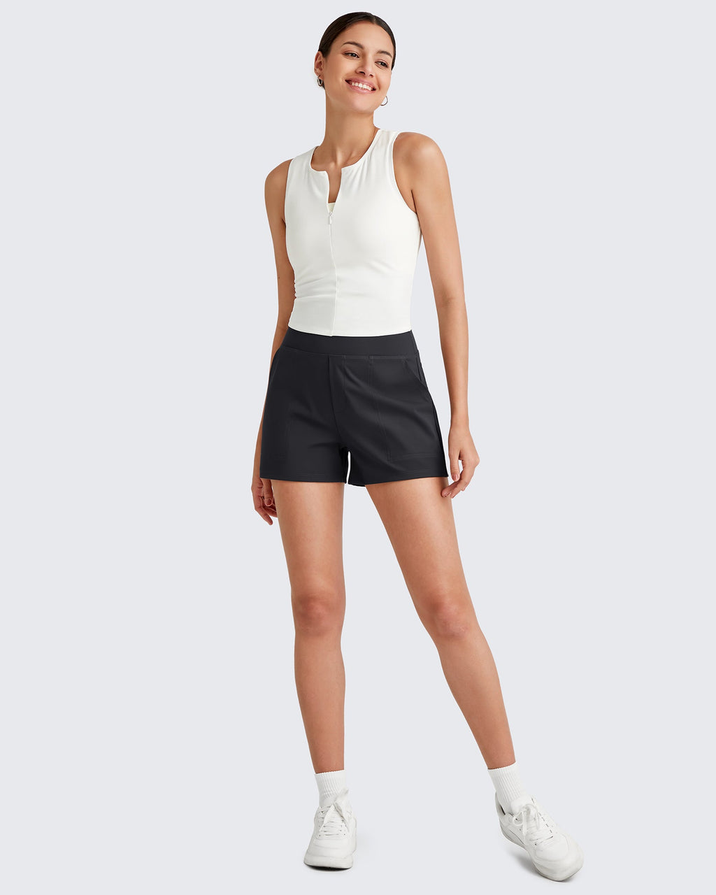 ShiftReady High-Rise Business Shorts 3''