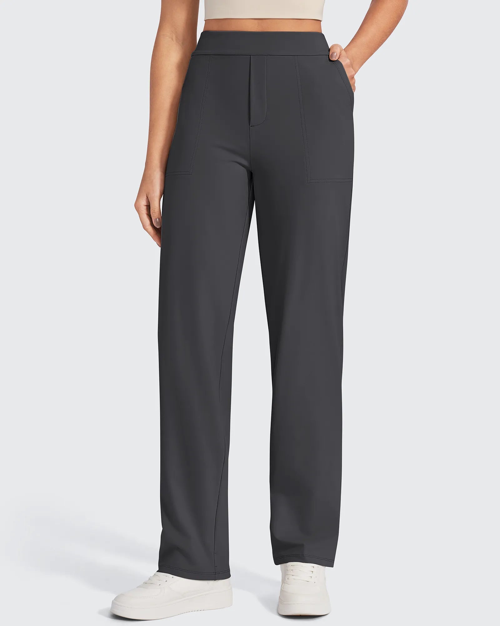 ShiftReady High-Waist Straight Dress Pants