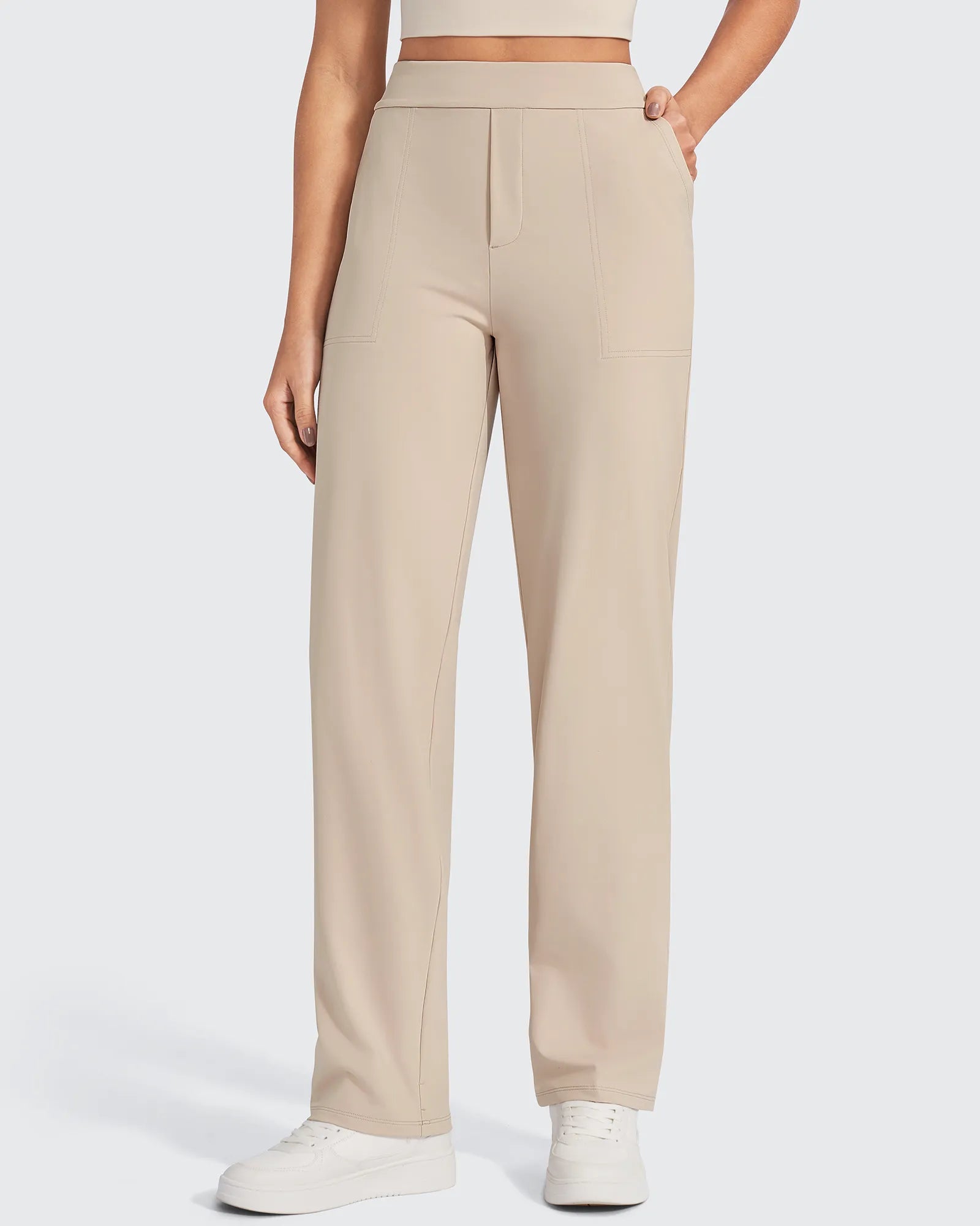 ShiftReady High-Waist Straight Dress Pants Regular