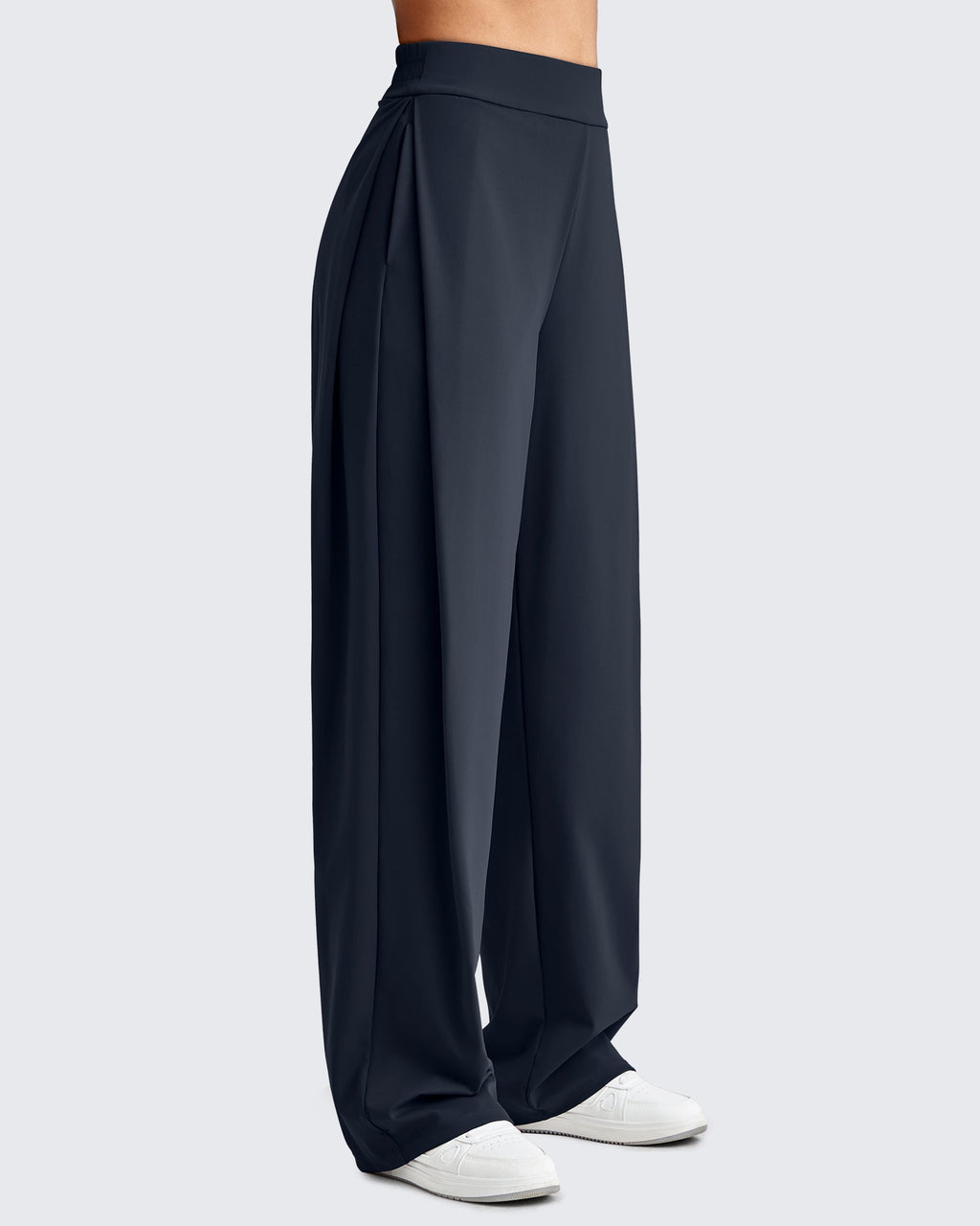 ShiftReady High Waisted Wide Leg Dress Trousers