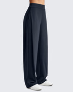 ShiftReady High Waisted Wide Leg Dress Trousers