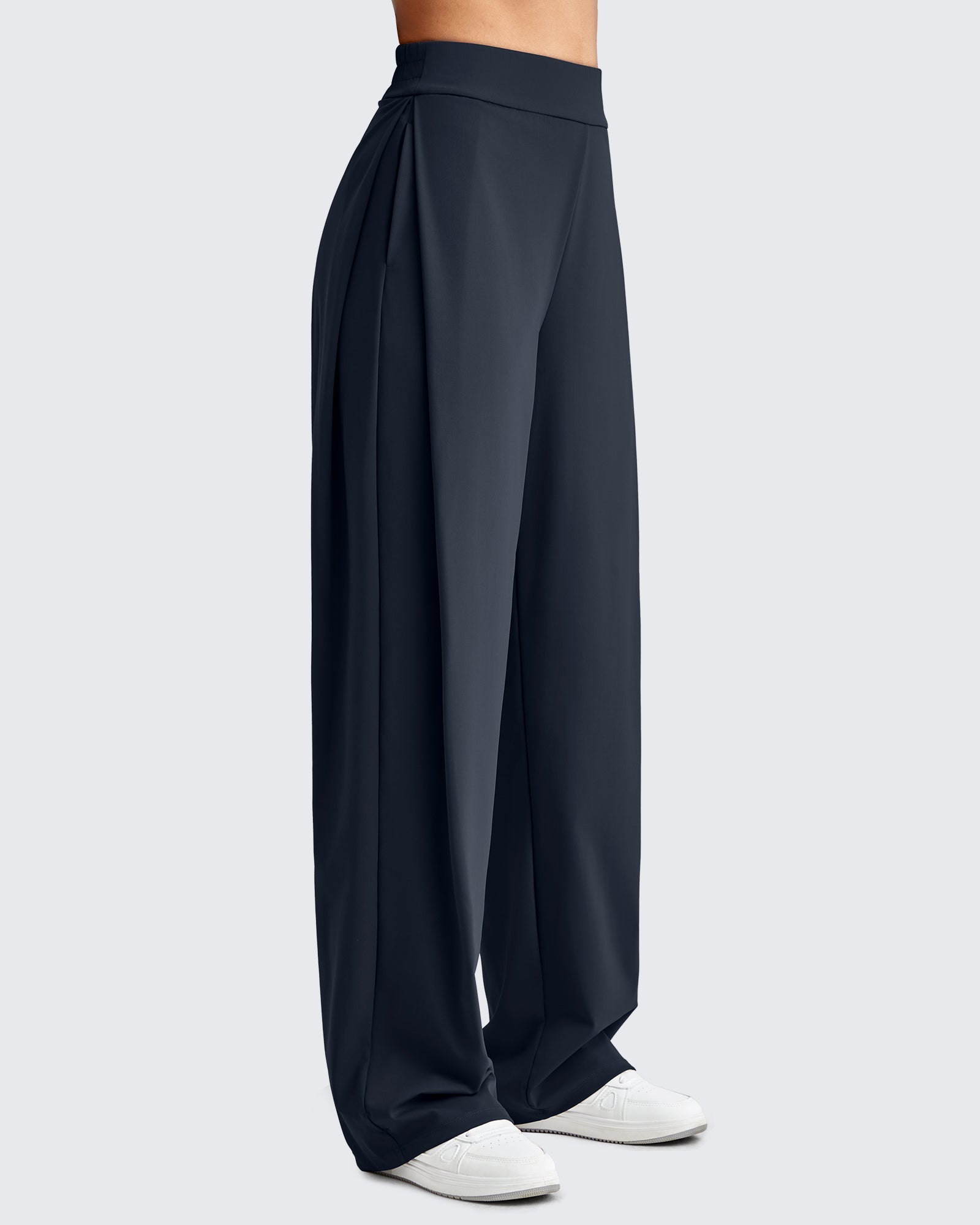 ShiftReady High Waisted Wide Leg Dress Trousers