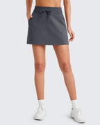 Smoofit Casual Drawstring Sweat Skirts