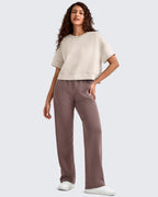 Smoofit Crew Neck Boxy Drop Shoulder Short Sleeve