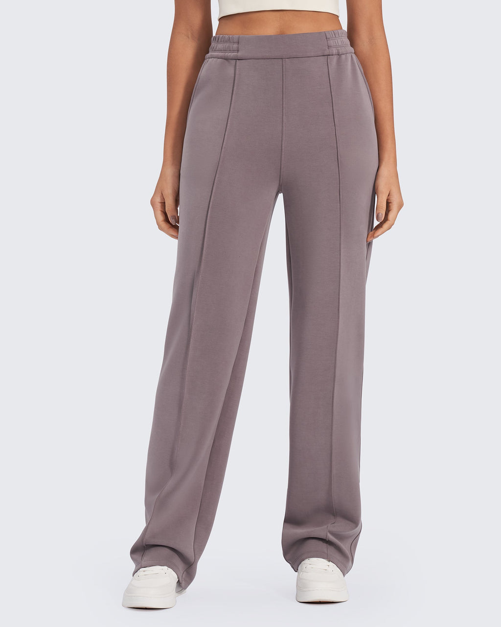 Smoofit Loose High-Rise Elastic Dressy Pants Short