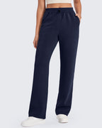 Smoofit Mid-Waist Wide Leg Sweatpants Short