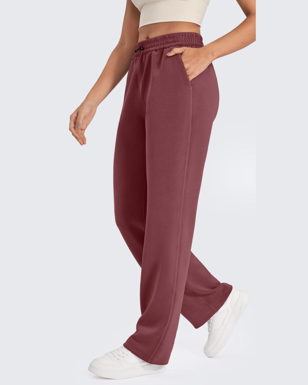 Smoofit Mid-Waist Wide Leg Sweatpants Regular