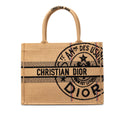 Medium Jute Embroidered Book Tote