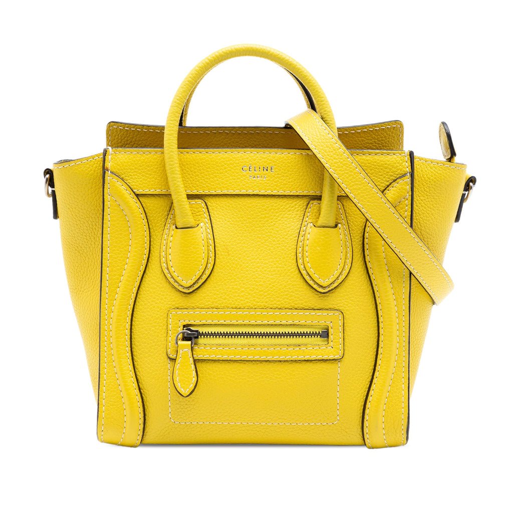 Nano Grained Calfskin Luggage Tote