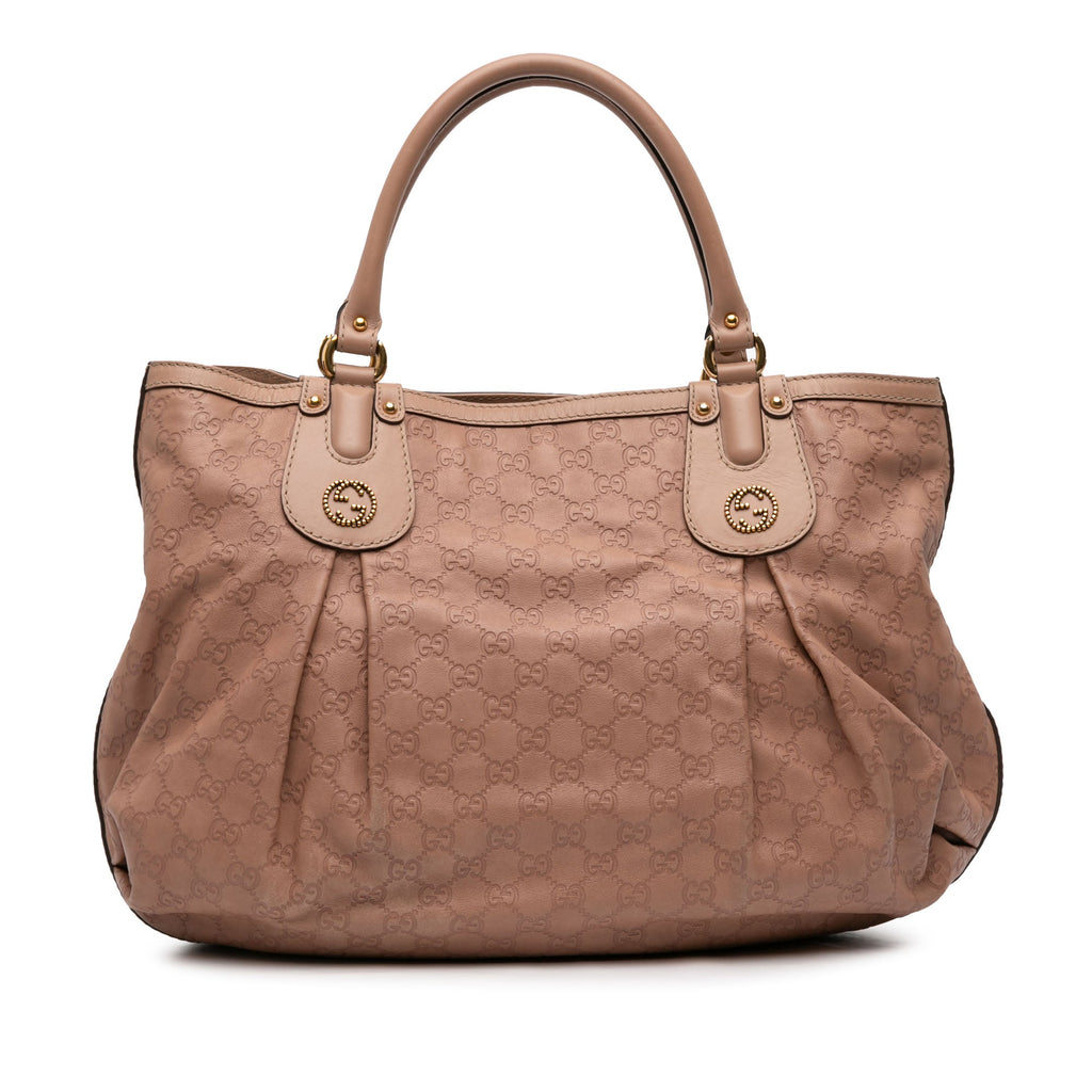 Large Guccissima Scarlett Tote