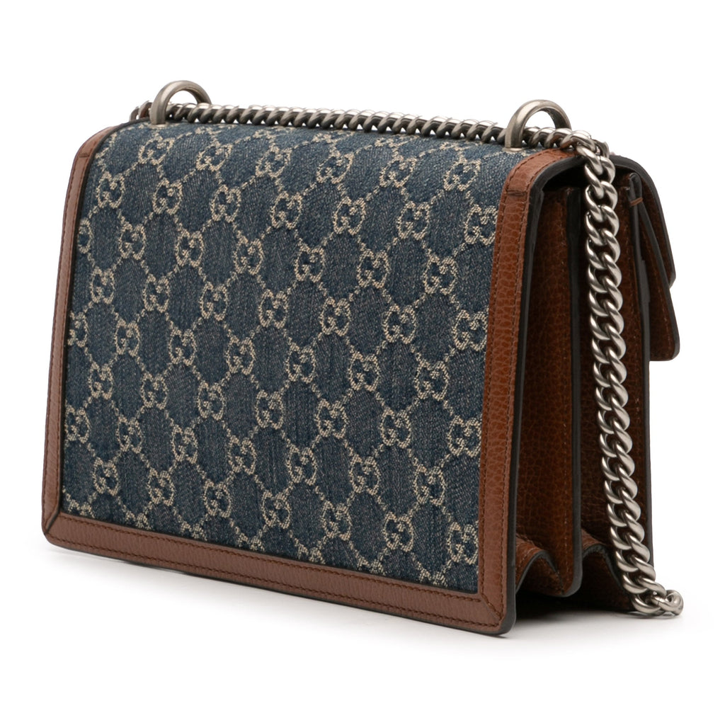 Medium GG Denim Dionysus Shoulder Bag