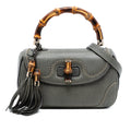 Medium Calfskin New Bamboo Top Handle Bag