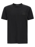 Dolce & Gabbana Logo-Patch Crew Neck T-Shirt — Black