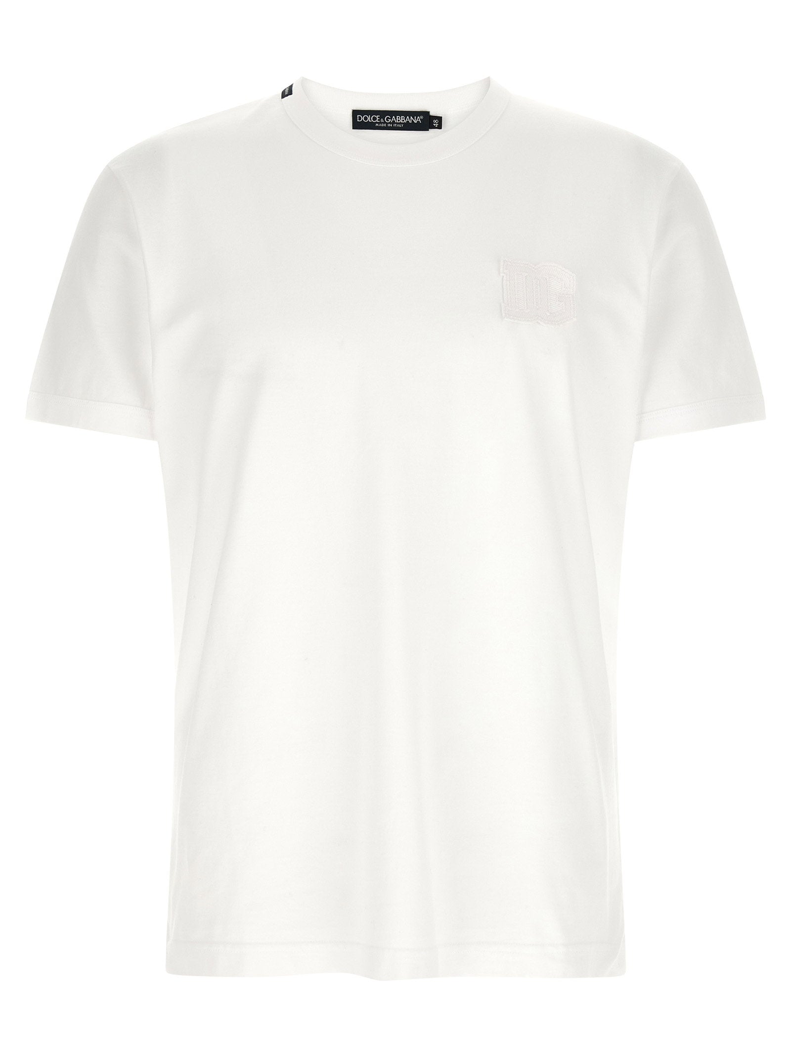 Dolce & Gabbana Logo Patch T-shirt — White
