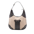 Diamante Canvas Catherine Shoulder Bag