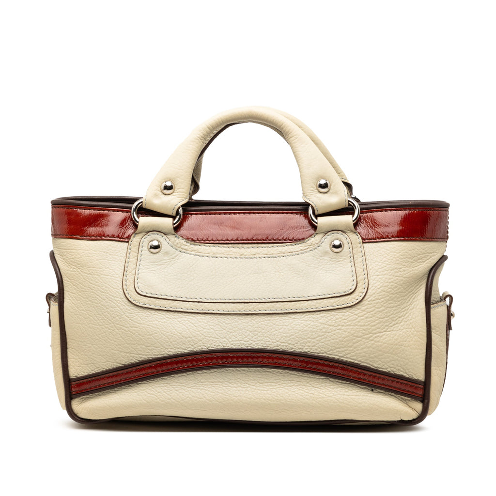 Tricolor Leather Boogie Handbag