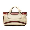 Tricolor Leather Boogie Handbag