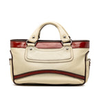 Tricolor Leather Boogie Handbag