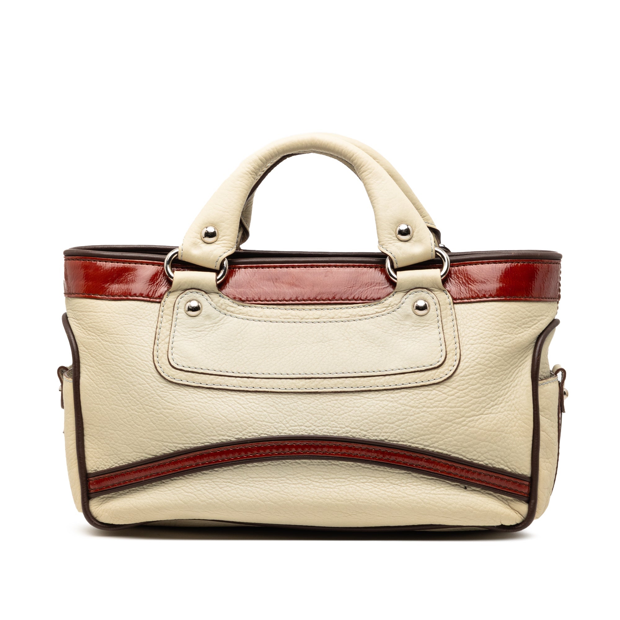 Tricolor Leather Boogie Handbag