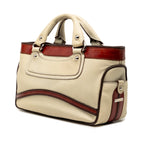 Tricolor Leather Boogie Handbag
