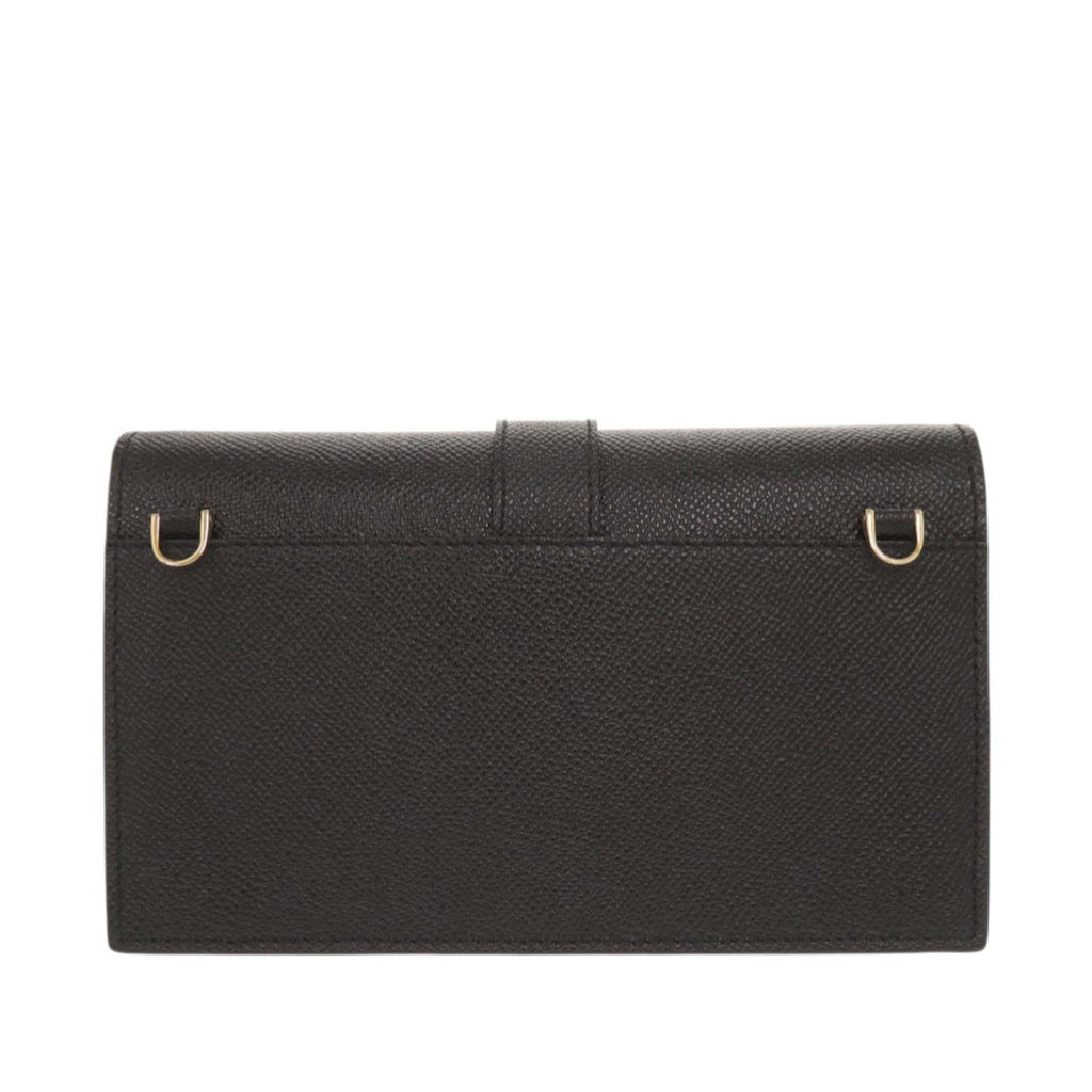 Grained Calfskin Gancini Crossbody