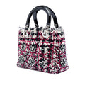 Medium Tweed Cannage Fringe Lady Dior