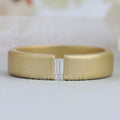 Baguette Cut Diamond Men's Ring