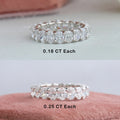 Oval Cut Lab Grown Diamond Eternity Band