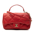 Small Lambskin Easy Carry Flap