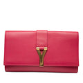 Leather Chyc Ligne Clutch