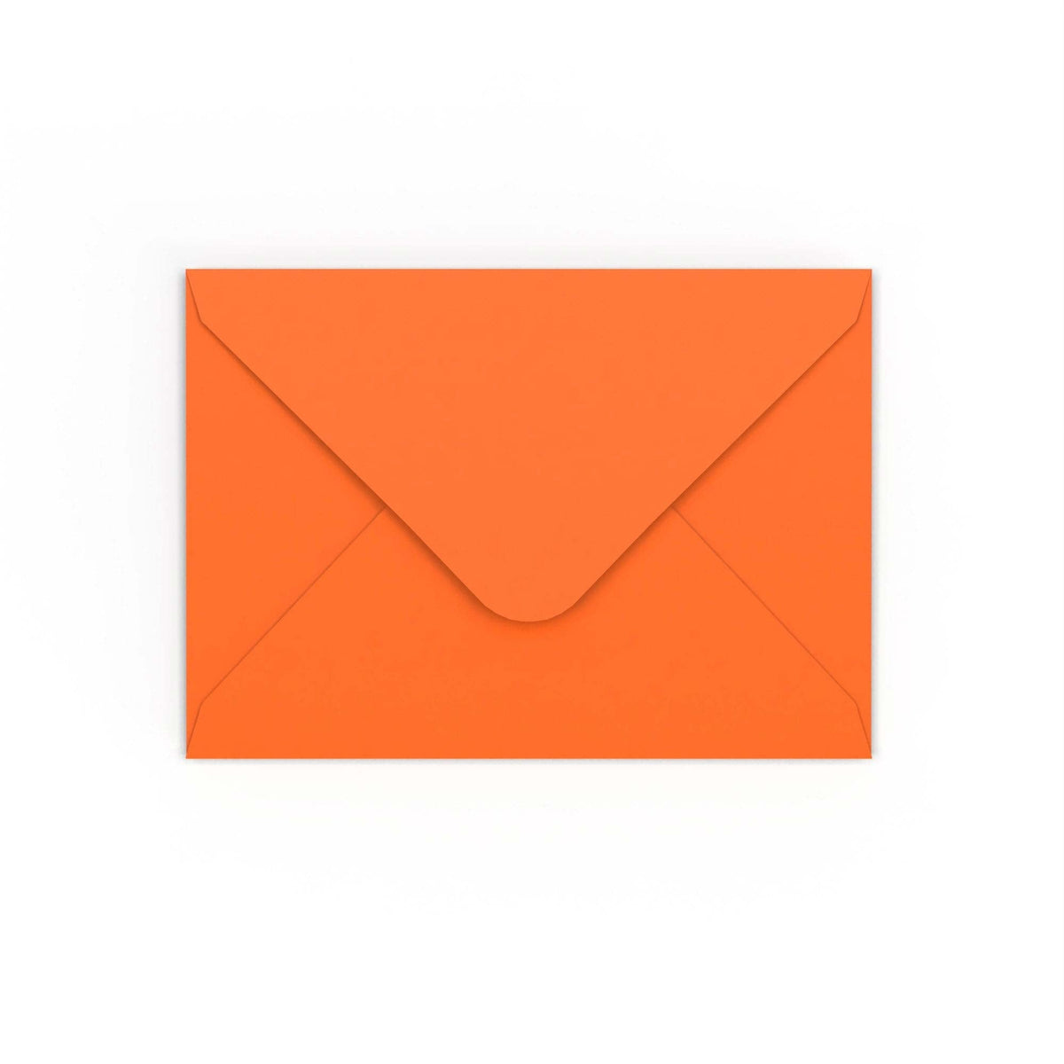 B6 Orange Gummed V-Flap Envelope (125 x 175 mm)
