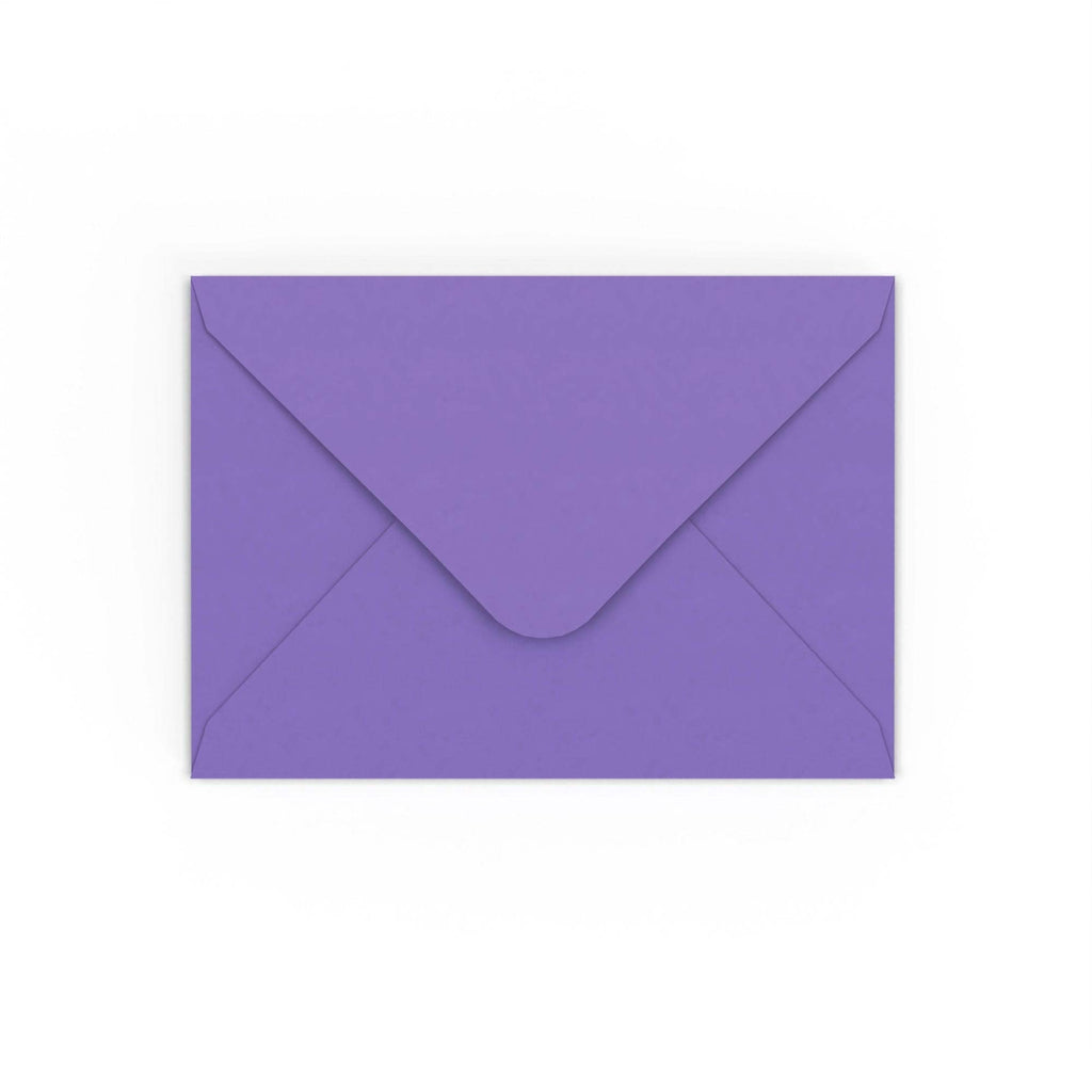 B6 Purple Gummed V-Flap Envelope (125 x 175mm)