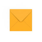 Dark Yellow Gummed V-Flap Envelope (130 x 130mm)