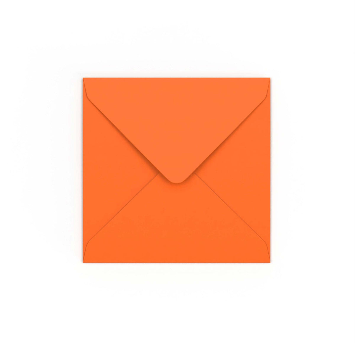 Orange Gummed V-Flap Envelope (130 x 130mm)