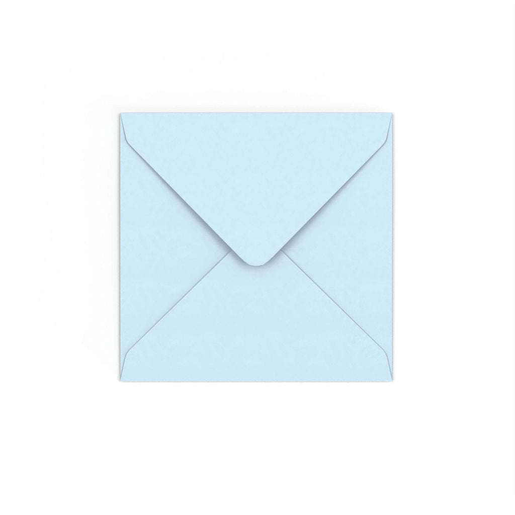 Pale Blue Gummed V-Flap Envelope (130 x 130mm)