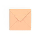 Salmon Pink Gummed V-Flap Envelope (130 x 130mm)