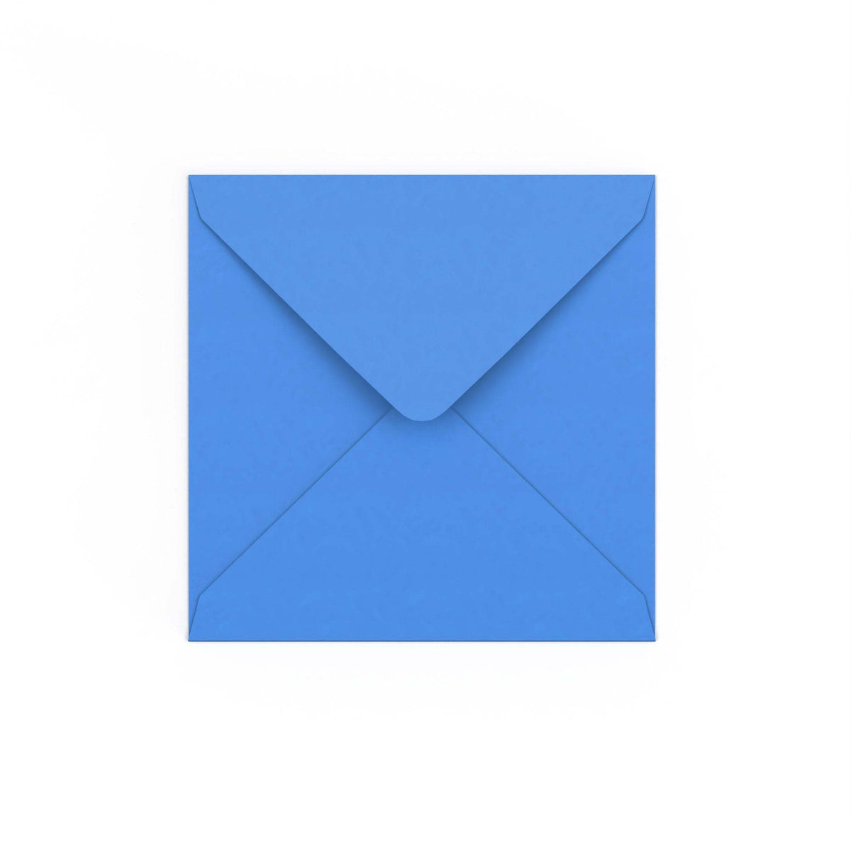 Bright Blue Gummed V-Flap Envelope (140 x 140mm)