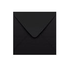 Black Gummed V-Flap Envelope 155×155 mm