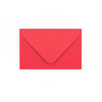 Bright Red Gummed V-Flap Envelope (65 x 94mm)