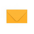 Dark Yellow Gummed V-Flap Envelope (65 x 94mm)