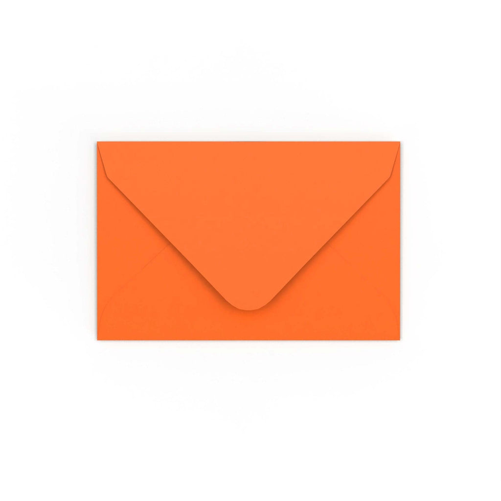 Orange Gummed V-Flap Envelope (65 x 94mm)