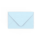 Pale Blue Gummed V-Flap Envelope (65 x 94mm)