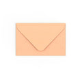 Salmon Pink Gummed V-Flap Envelope (65 x 94mm)