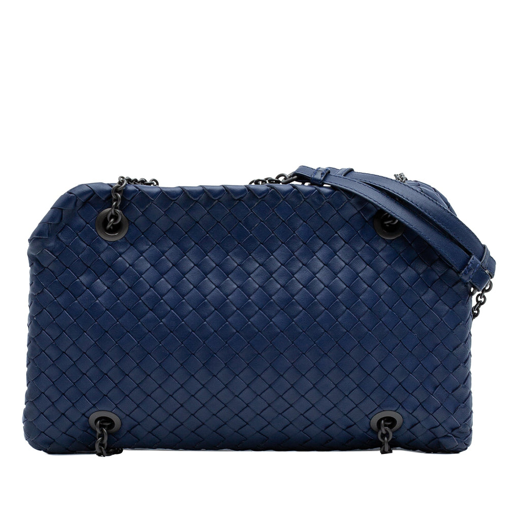 Nappa Intrecciato Duo Shoulder Bag