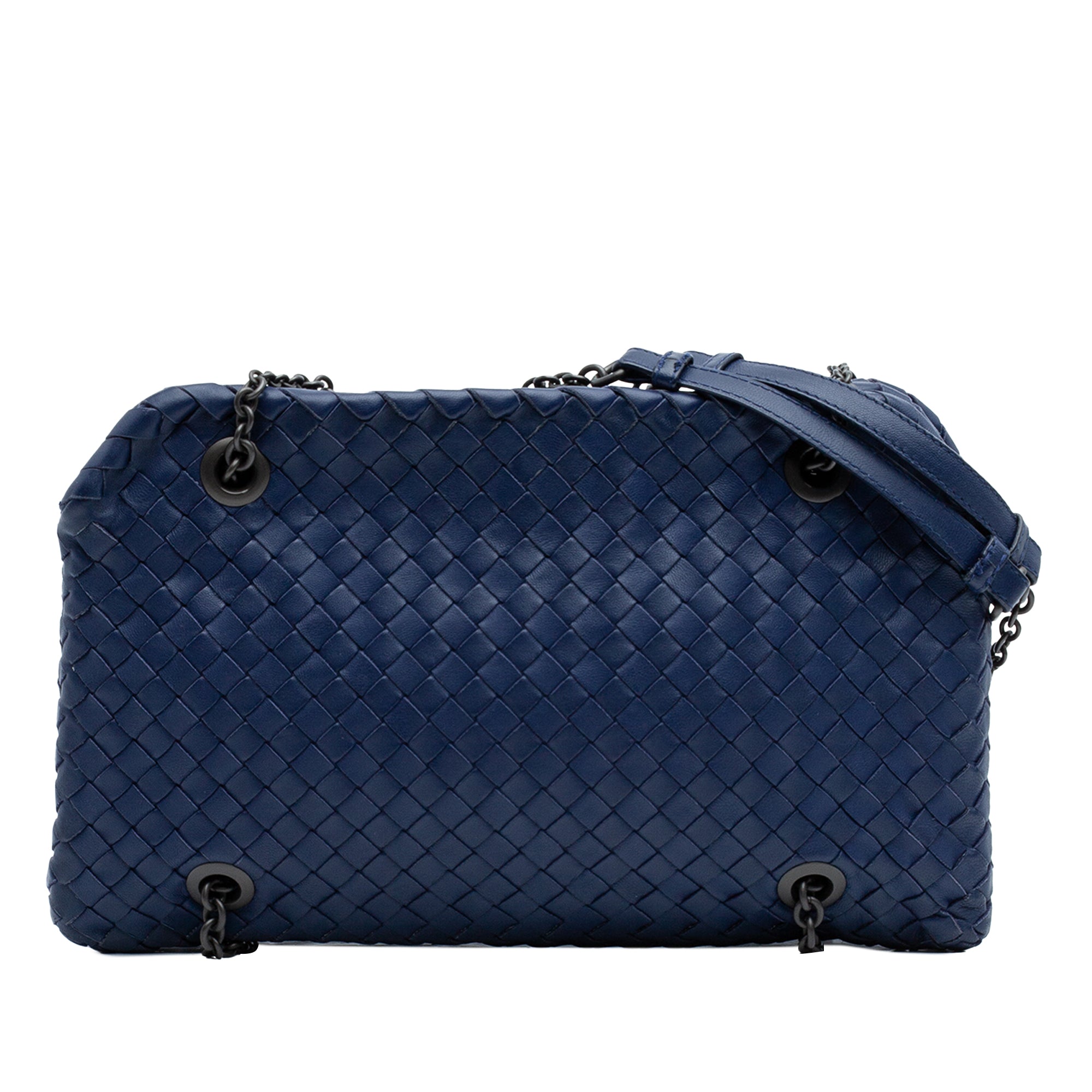 Nappa Intrecciato Duo Shoulder Bag
