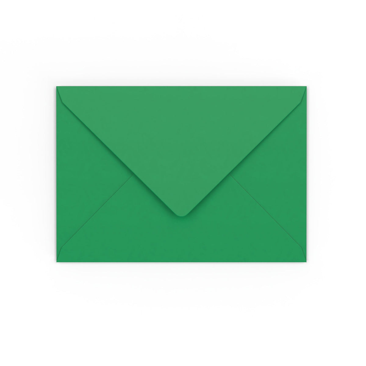 C6 Dark Green Gummed V-Flap Envelope (114 x 162mm)