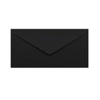 DL Black Gummed V-Flap Envelope (110 x 220 mm)