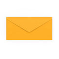 DL Dark Yellow Gummed V-Flap Envelope (110 x 220mm)